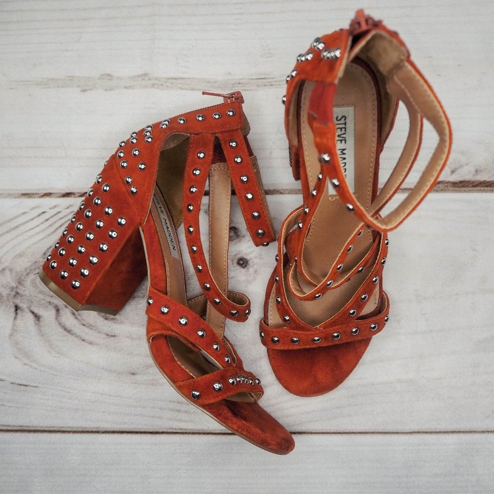 Steve Madden Block Heel Studded Sandal - image 5